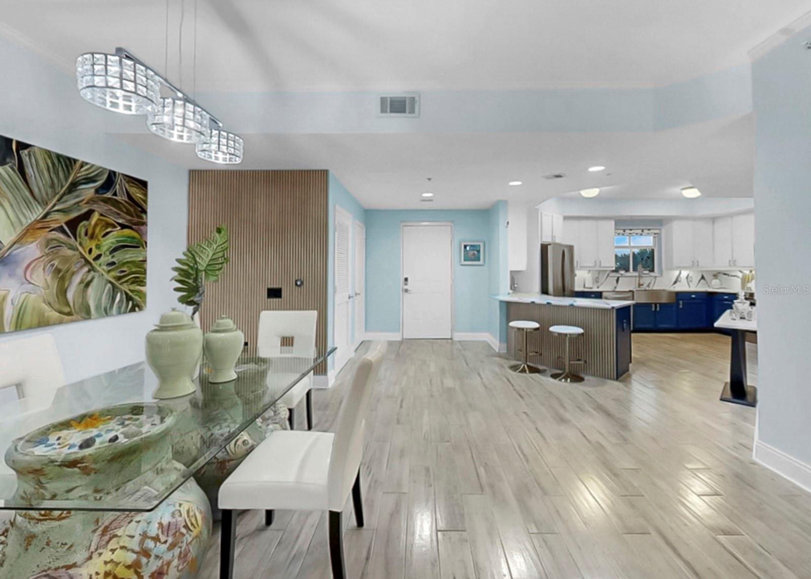 Dining Area view to Gourmet Kitchen