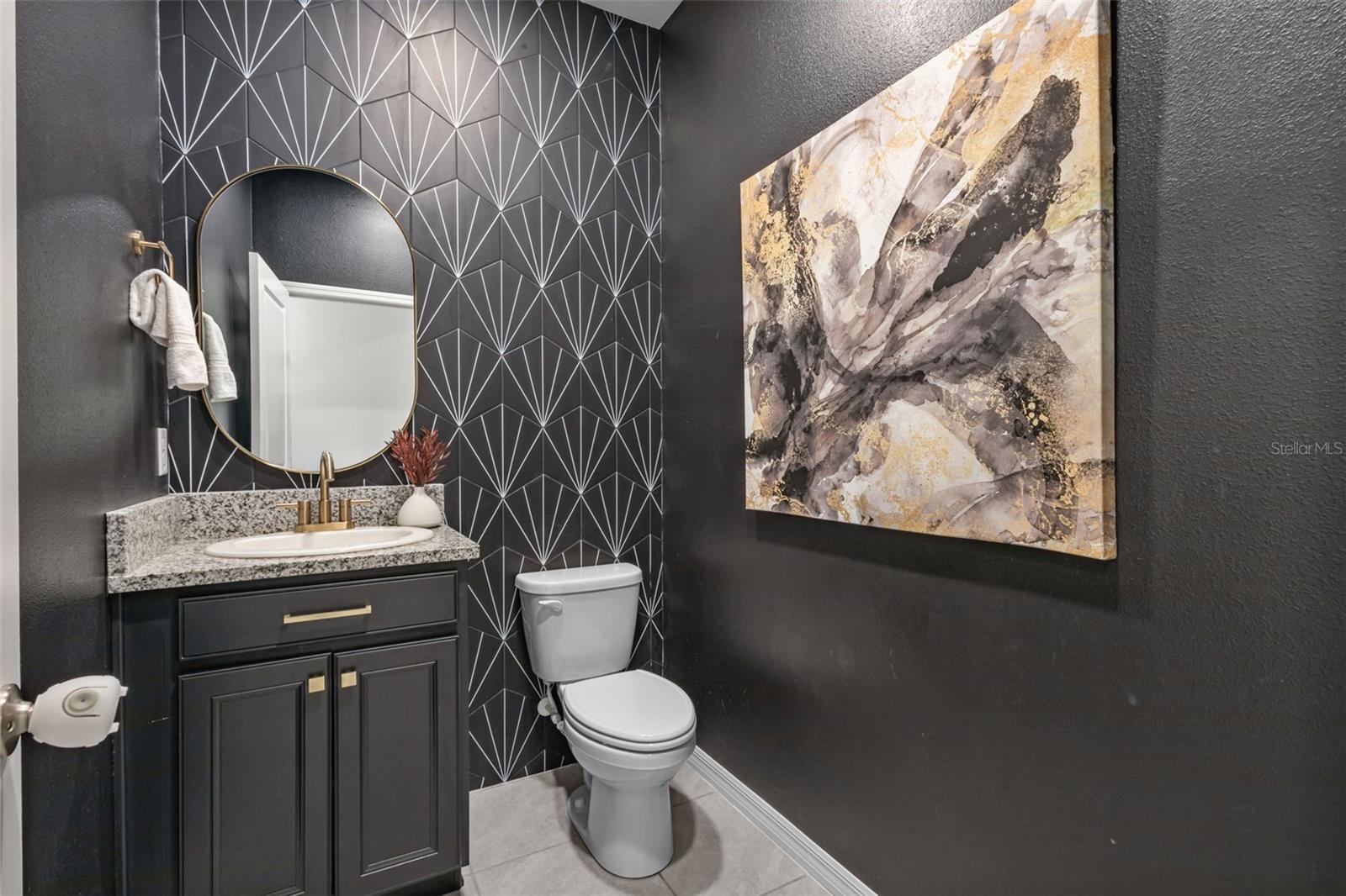 Half Bathroom off main hallway