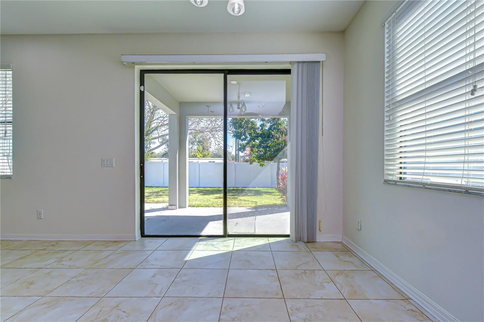 Slider to the backyard!