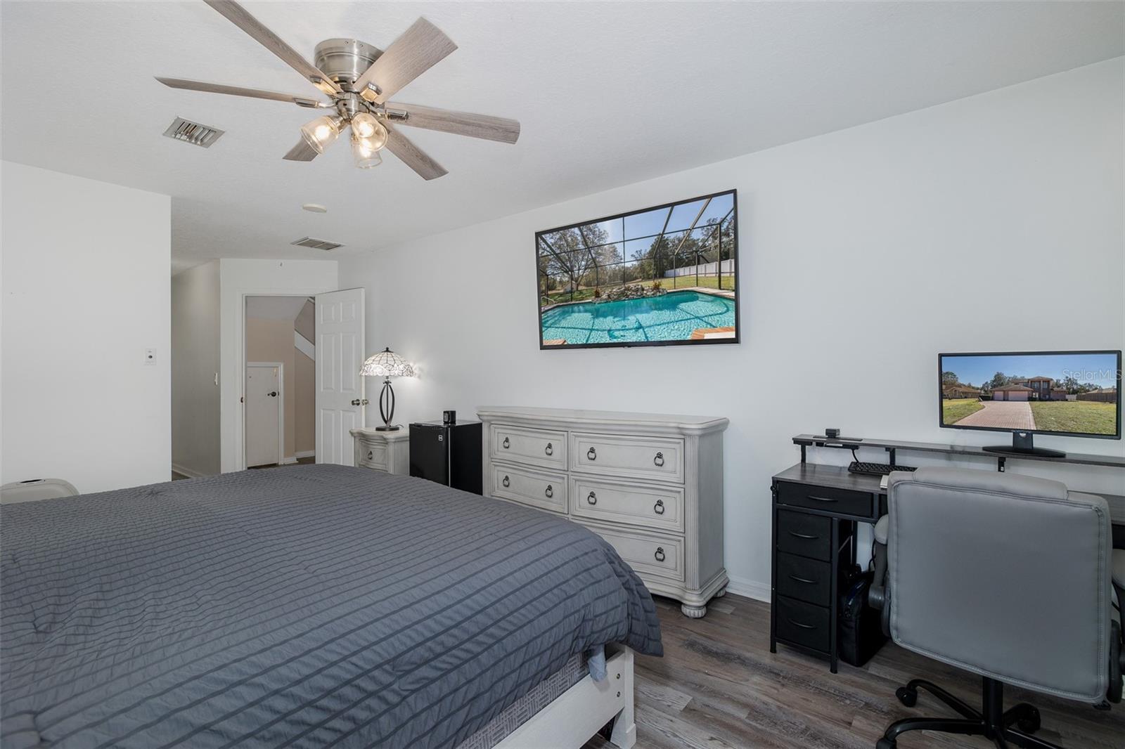 First level, Mater Bedroom with ensuite.