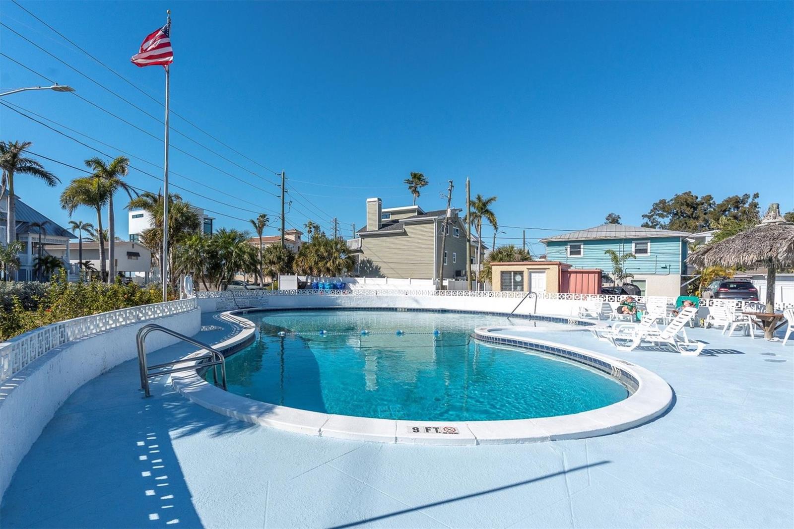 Unwinding by the pool