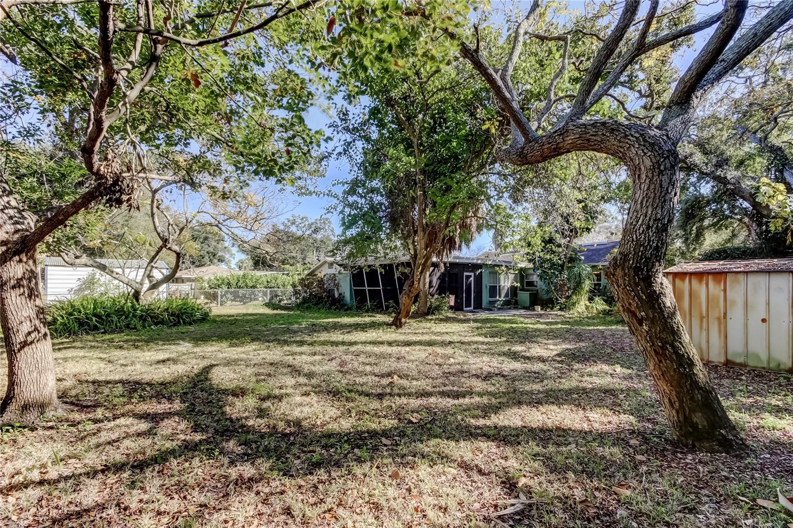 The lot is 0.25 acres and is 83 x 135