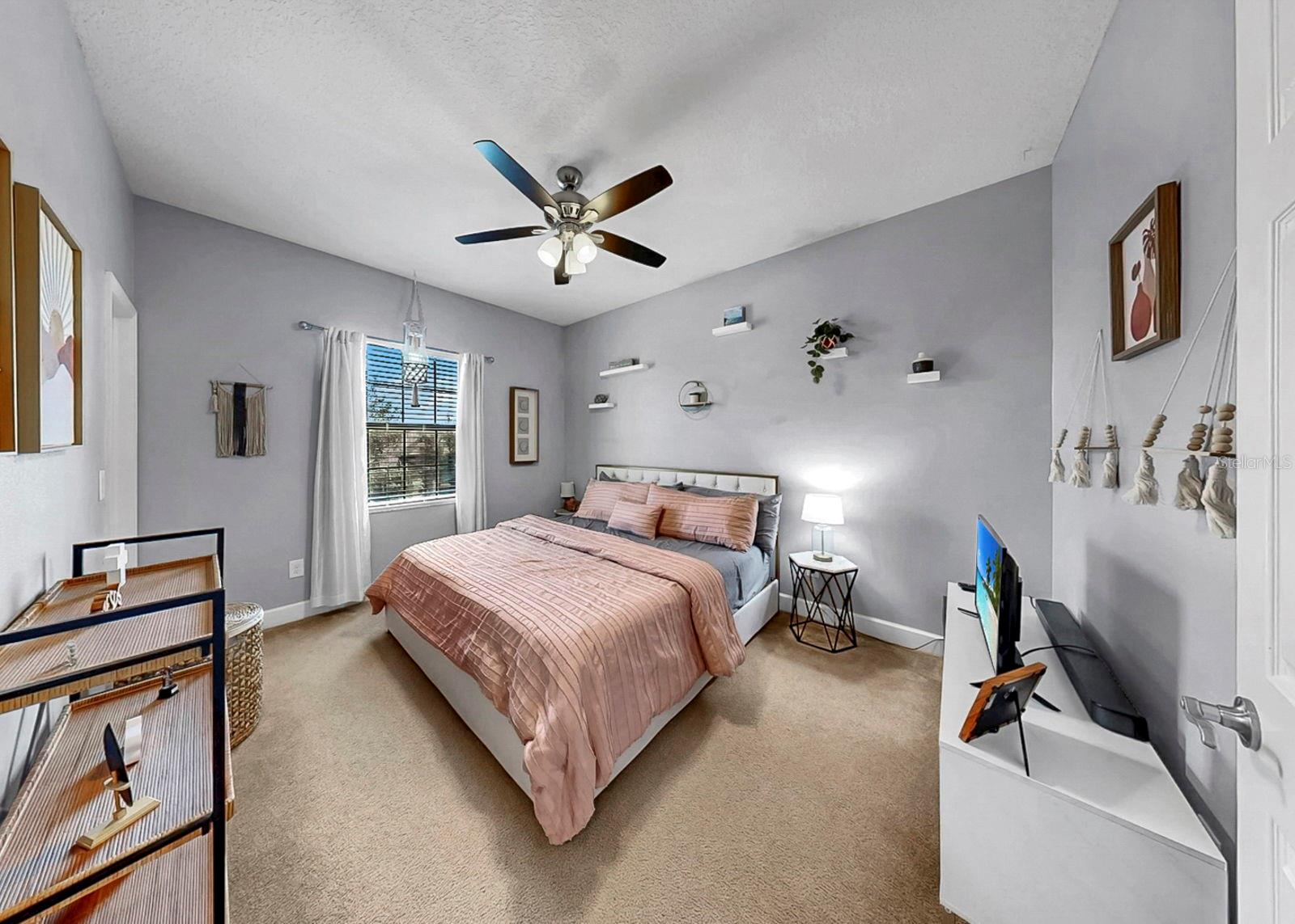 Bedroom 4 with spacious walk-in closet