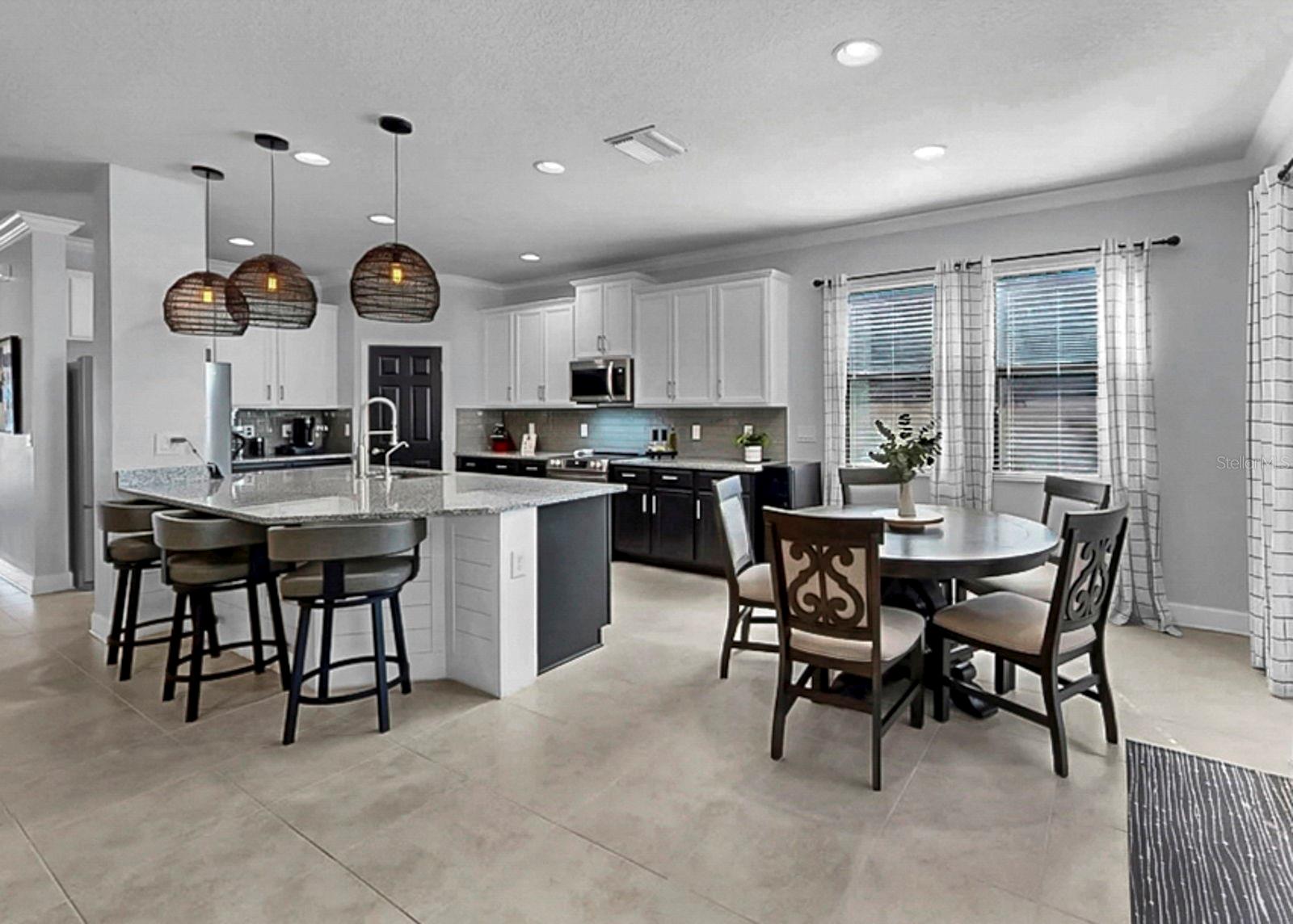 Kitchen and breakfast nook