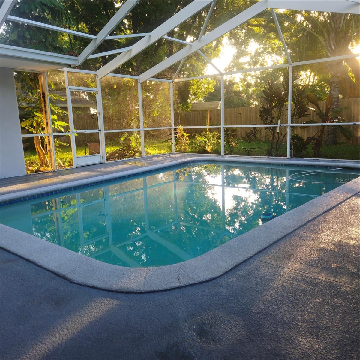 Pool View from Main Bedroom