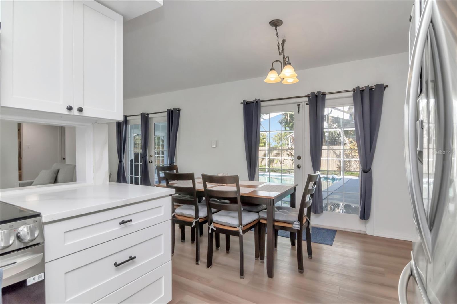 Dining Room Adjacent to Kitchen