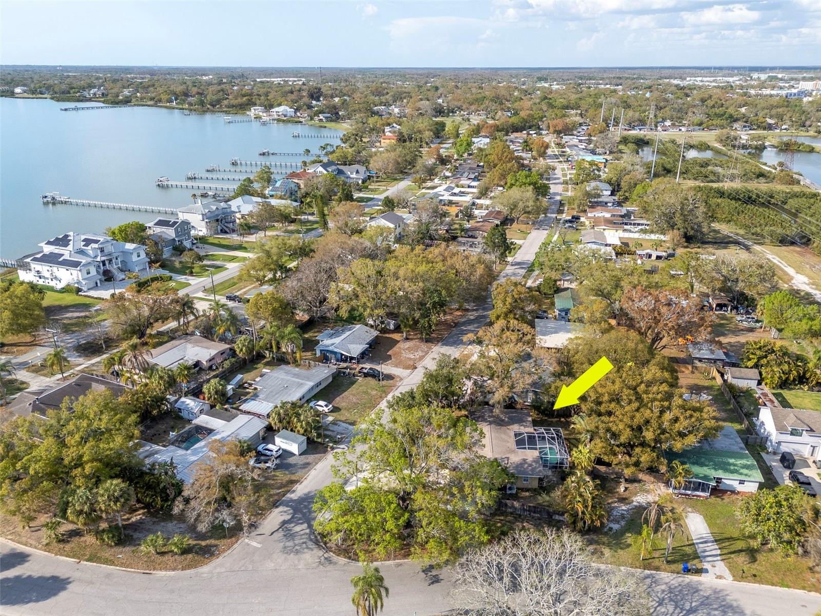 Home Located (1) Block From Upper Tampa Bay and Boat Ramps