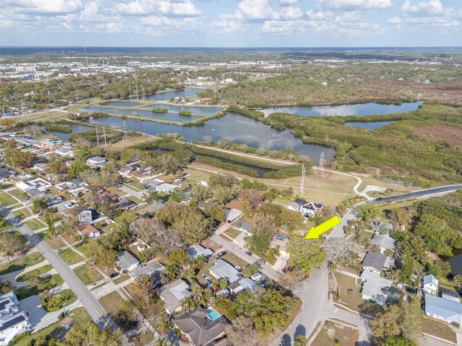 Home Located (1) Block From Upper Tampa Bay and Boat Ramps
