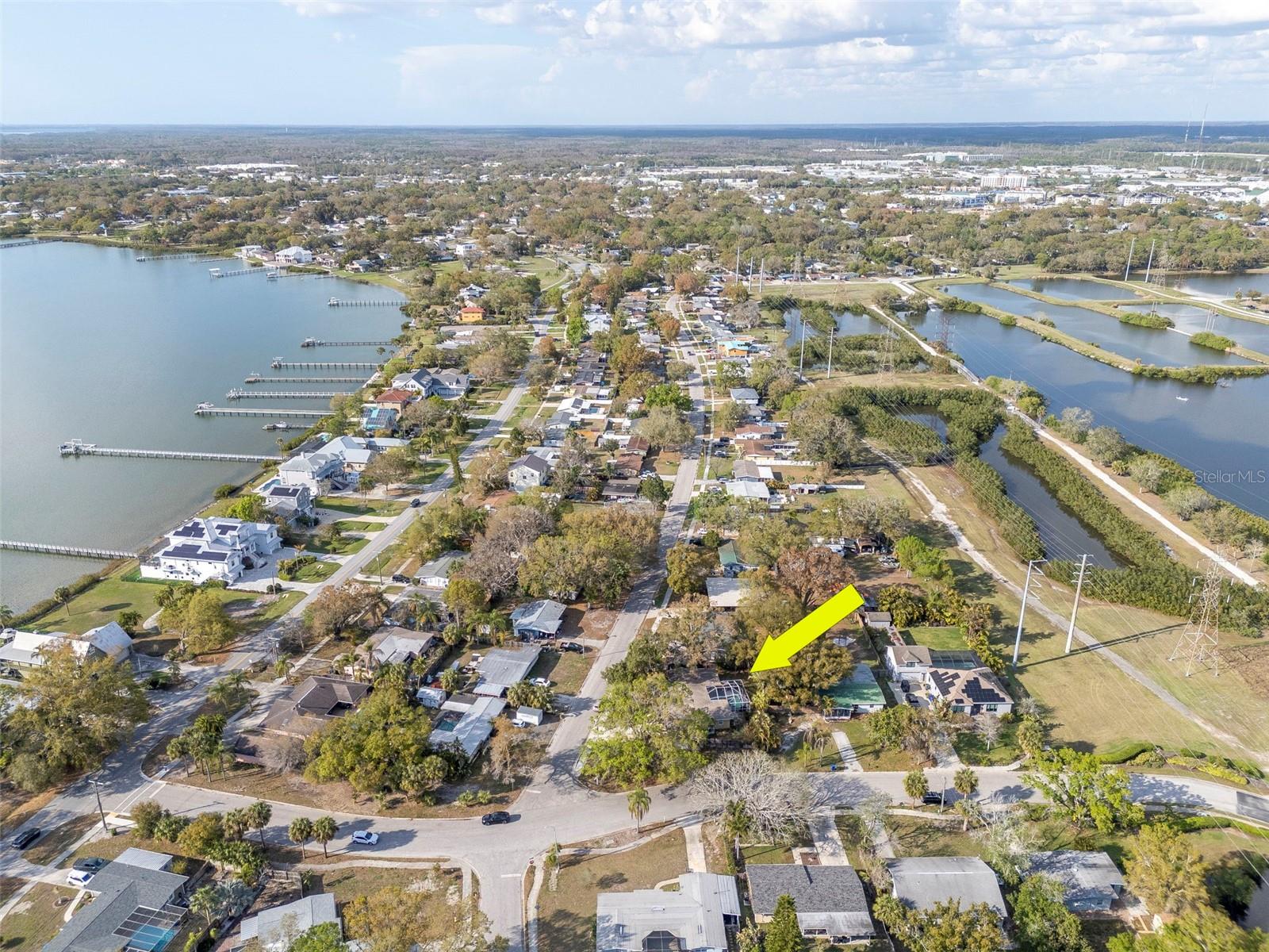 Home Located (1) Block From Upper Tampa Bay and Boat Ramps