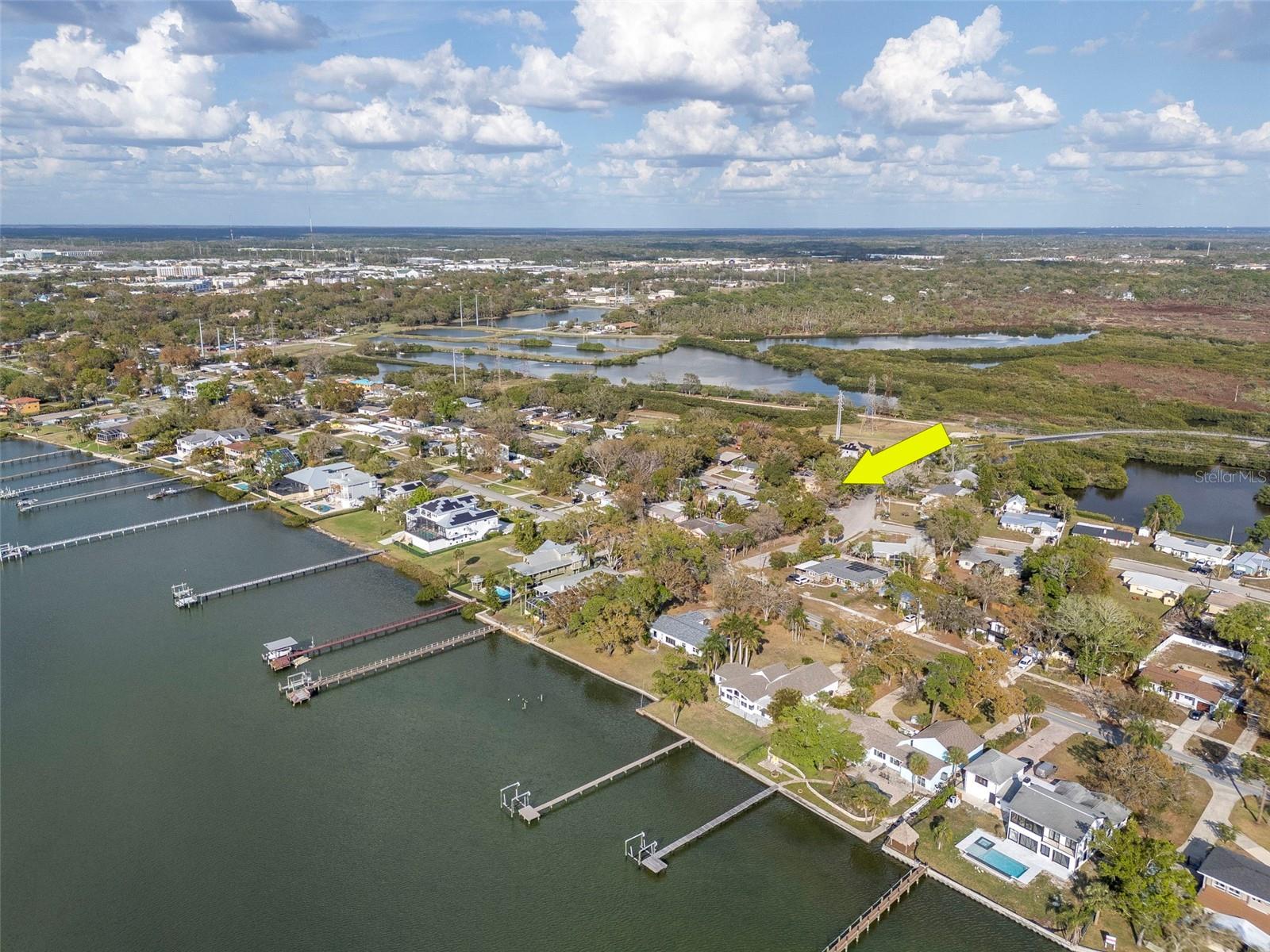 Home Located (1) Block From Upper Tampa Bay and Boat Ramps