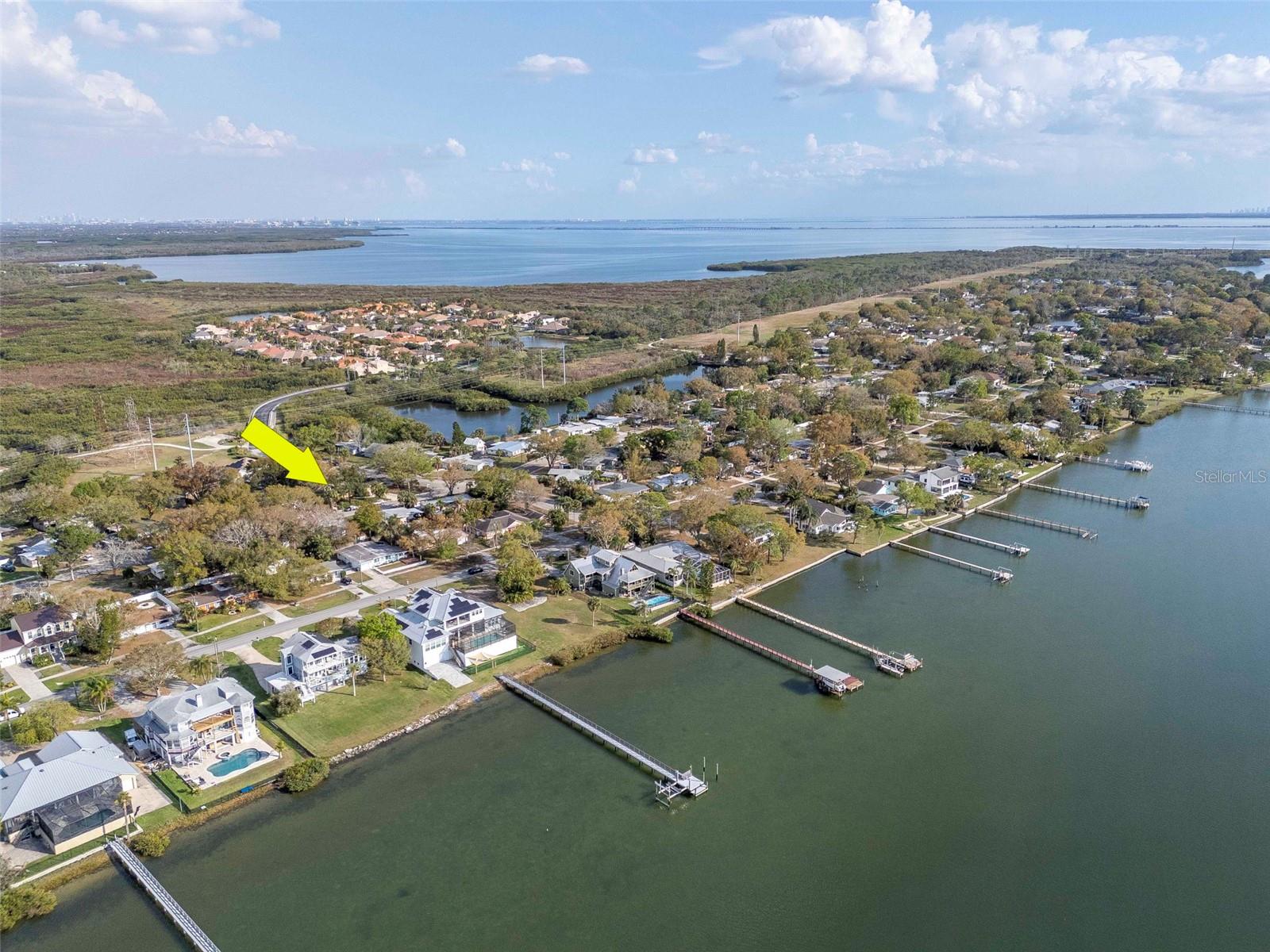 Home Located (1) Block From Upper Tampa Bay and Boat Ramps
