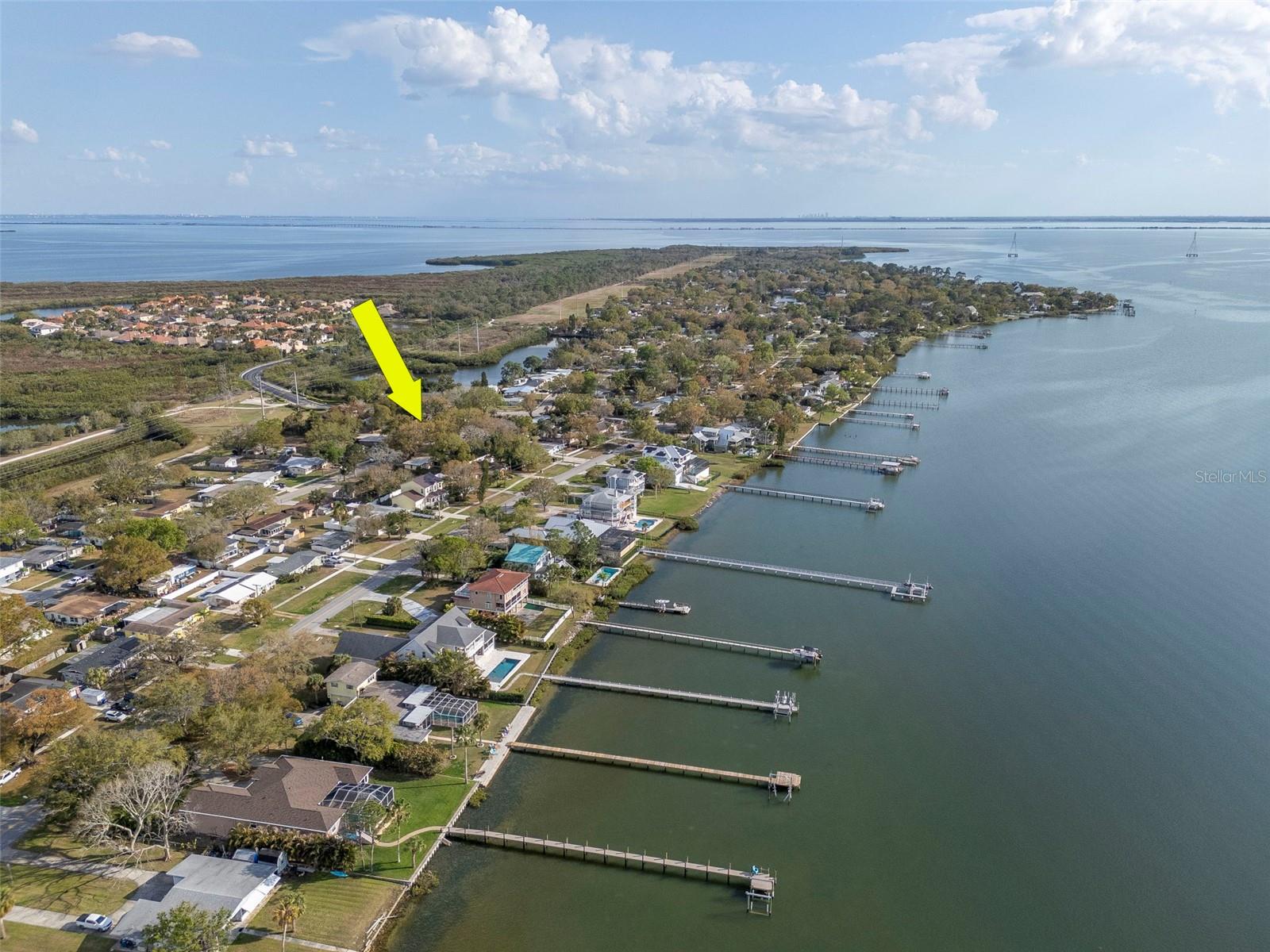 Home Located (1) Block From Upper Tampa Bay and Boat Ramps