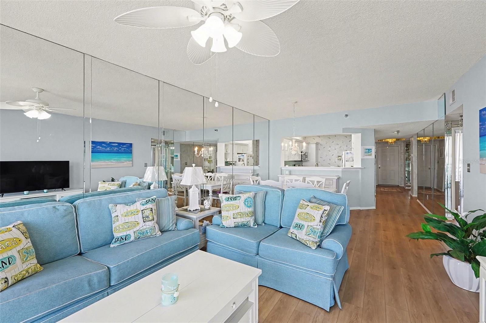 Seamless floorpan where the LVP floors flow throughout