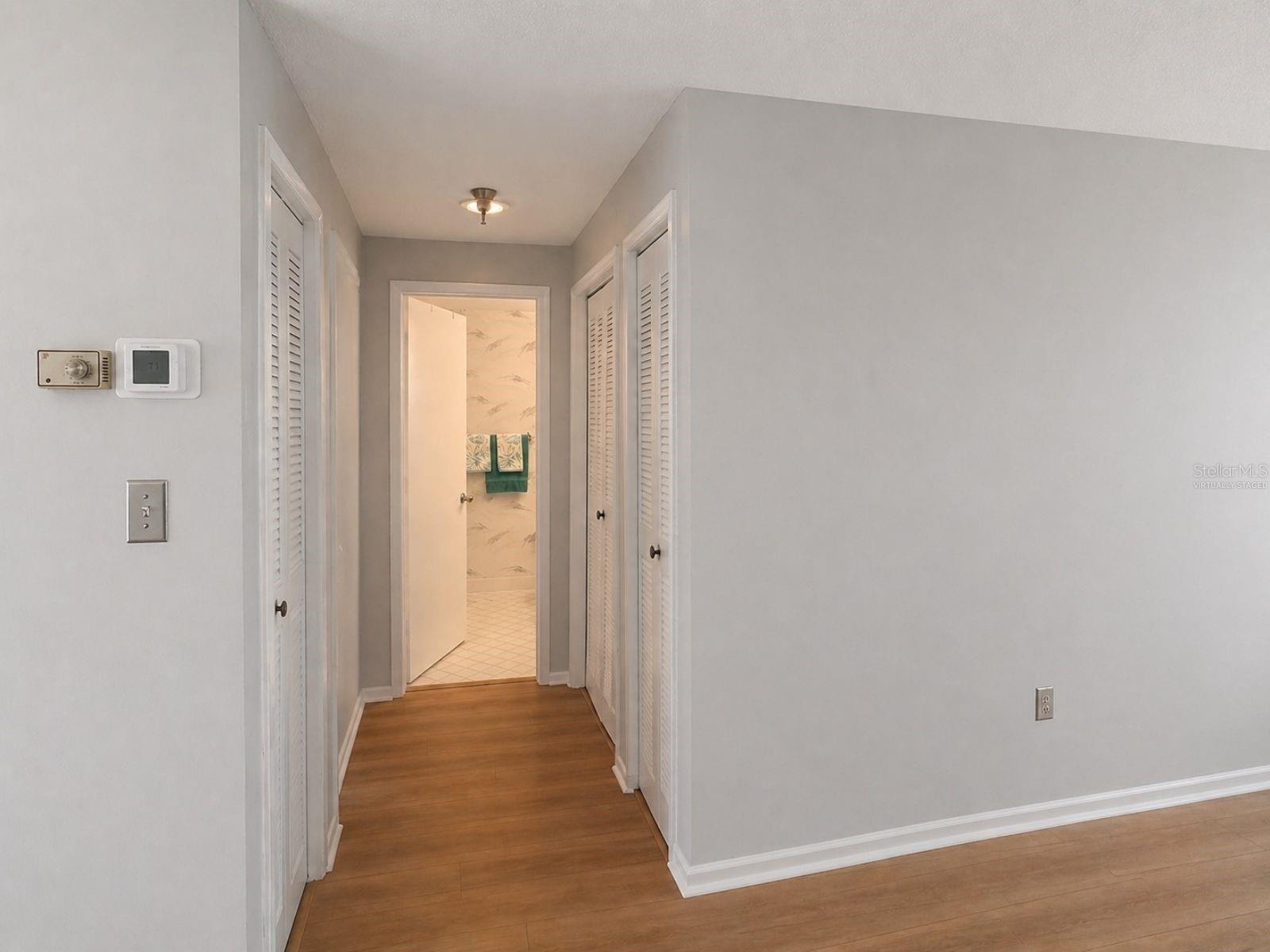 *Virtually Staged* to show the possibilities of the home if you removed the wallpaper and mirrors!