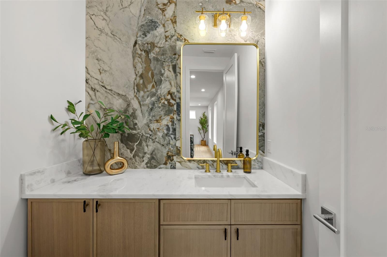 half bath located on the 2nd floor