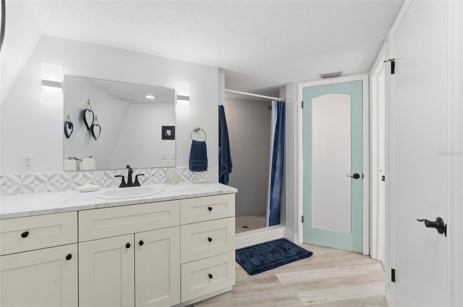 First floor bathroom shower