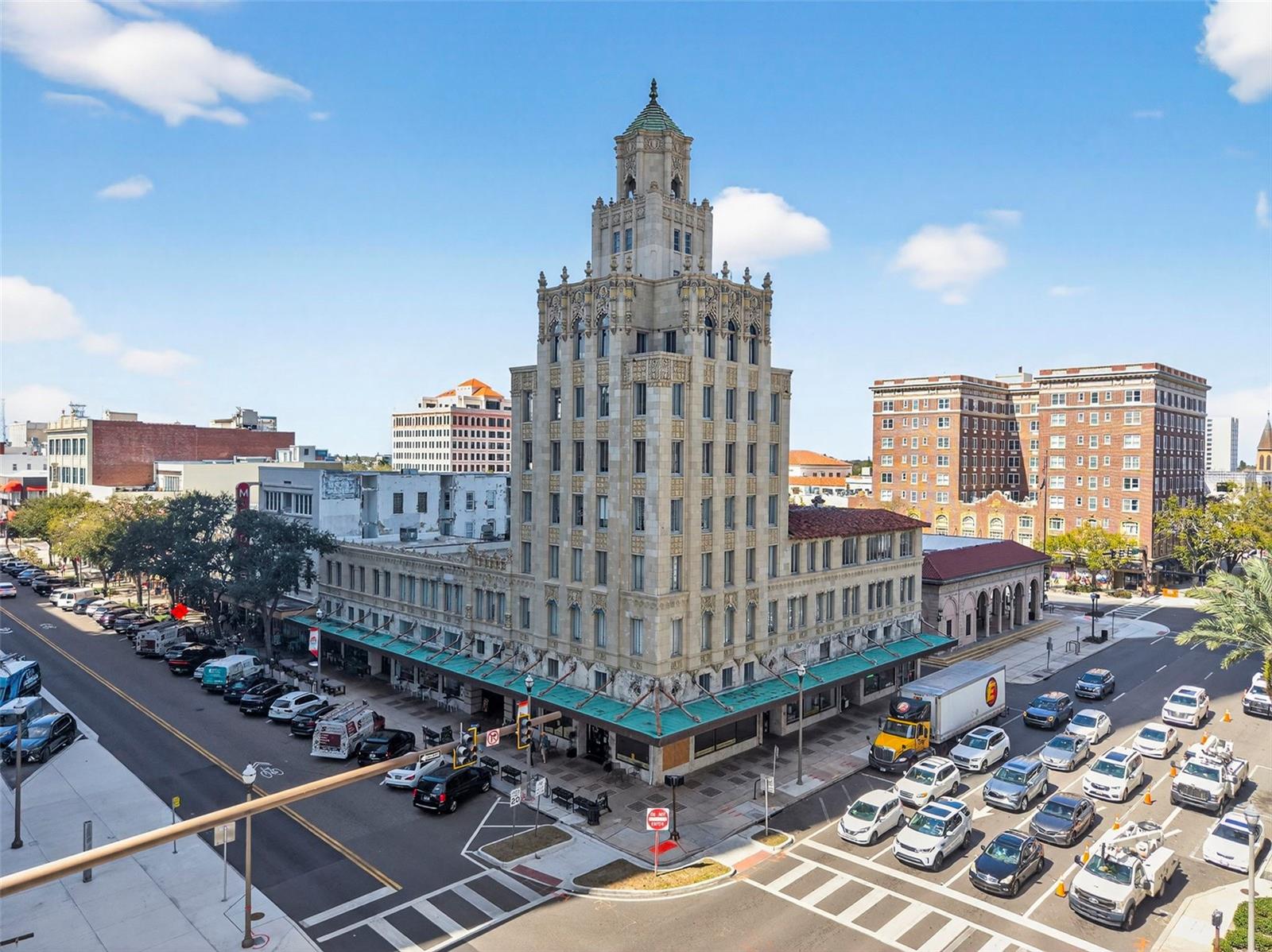 Snell Arcade Historic Building Exterior – 405 Central Ave Downtown St Petersburg FL