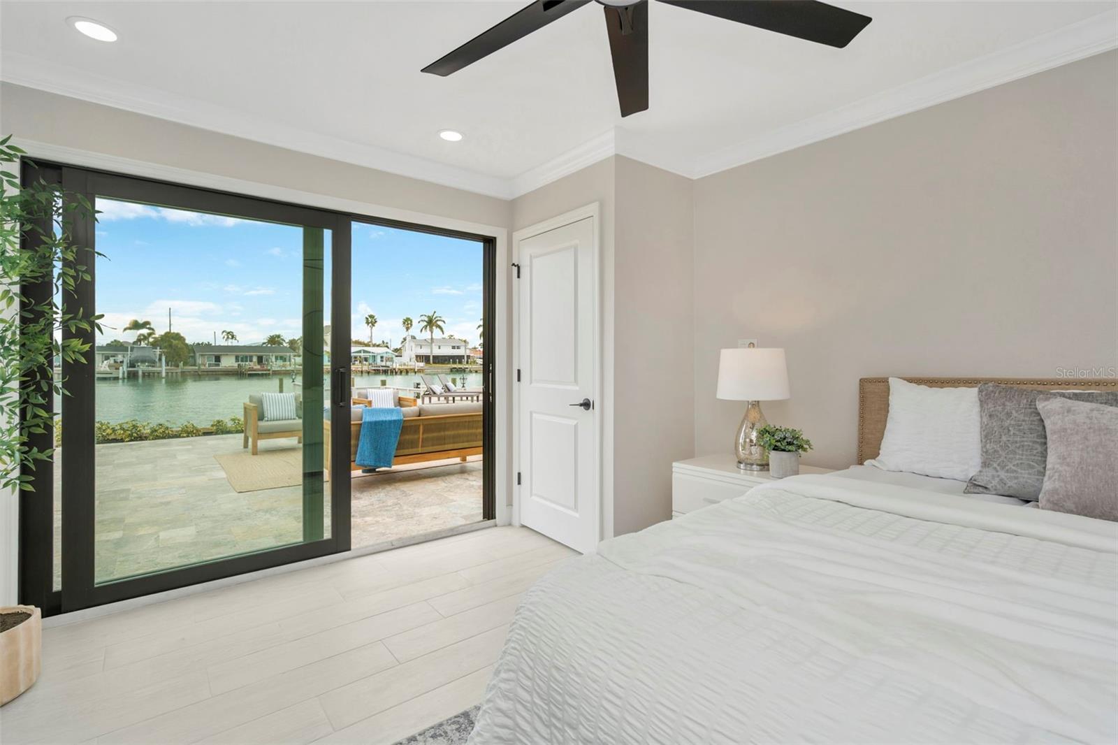 Water and pool views.