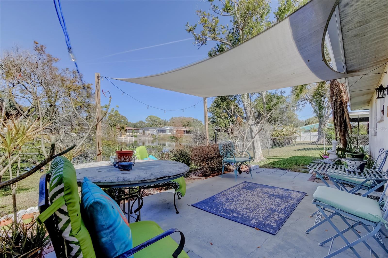 back patio- furniture included