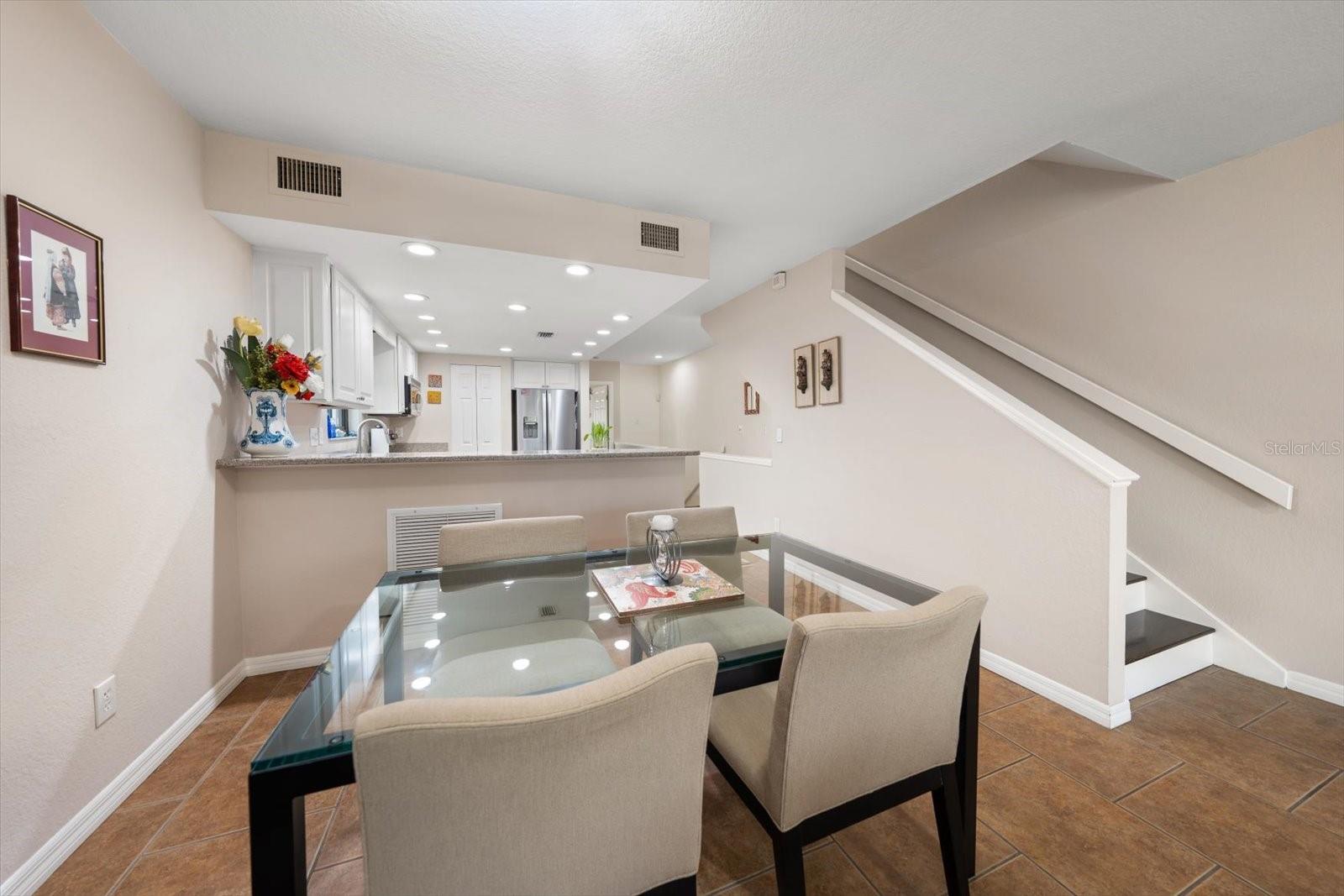 Neutral decor provides variety when personalizing.