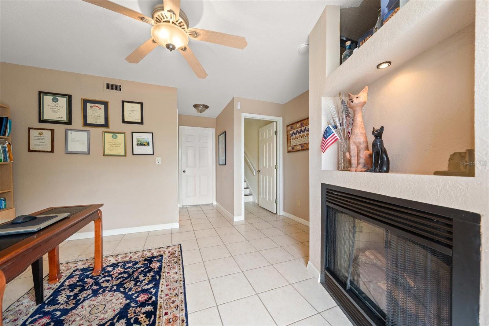 Ground level multi purpose area.