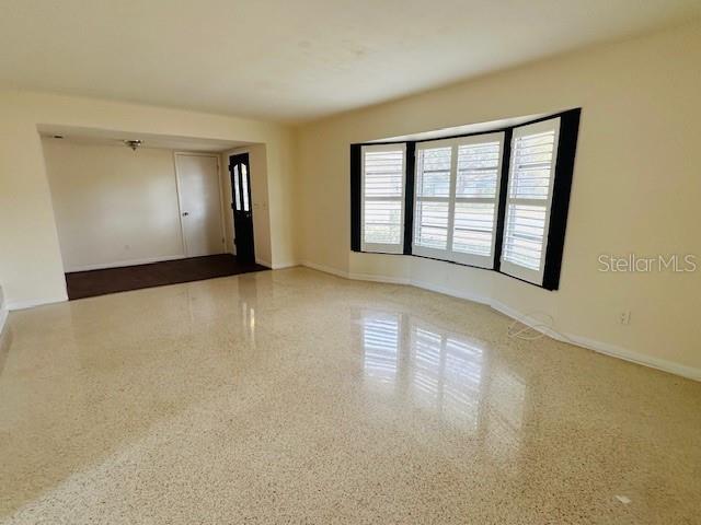 Living Room with Terrazzo Flooring