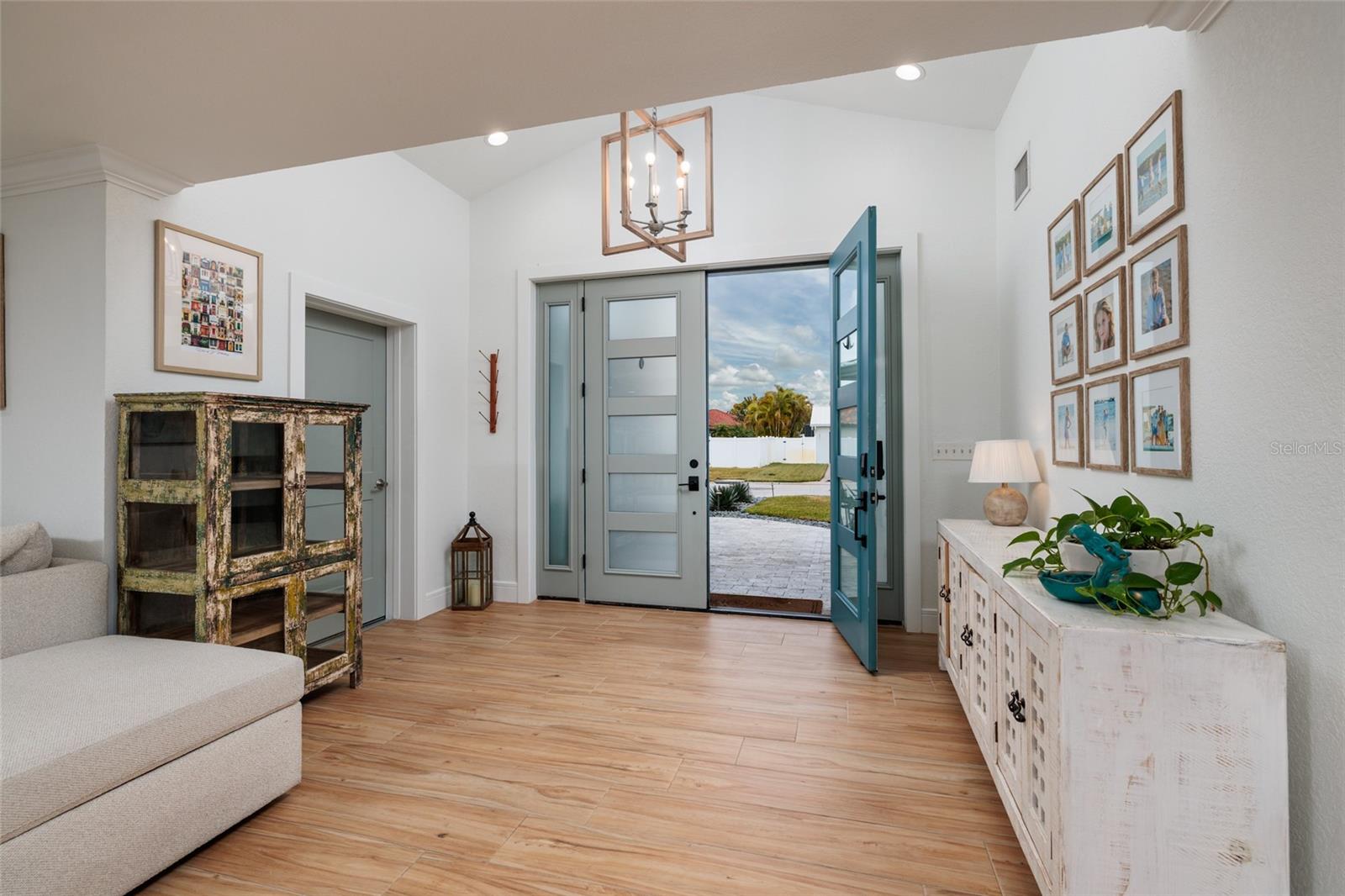 Entrance To Family Living