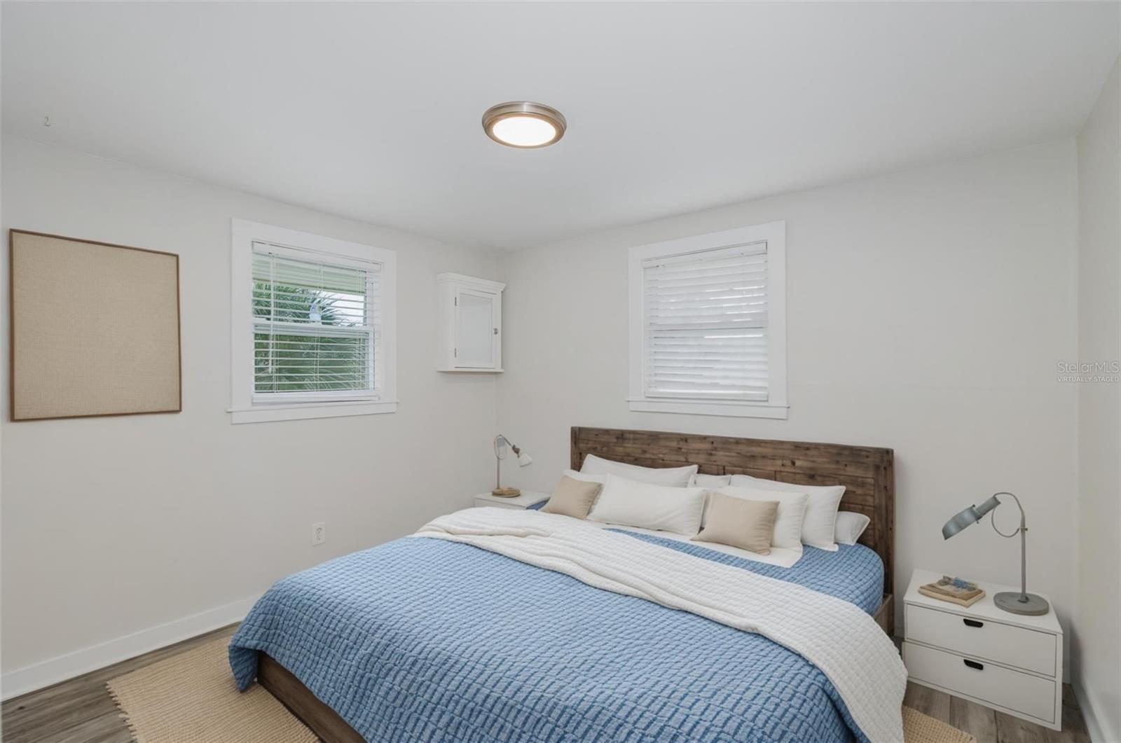 Virtually staged bedroom 1