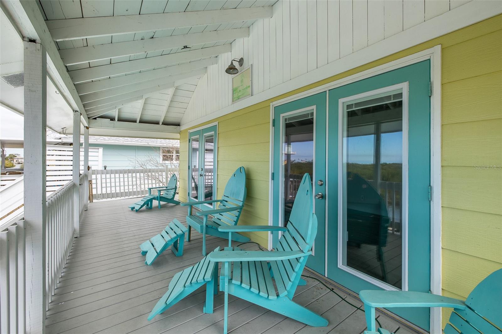 Balcony overlooking the Gulf of Mexico with beautiful sunsets