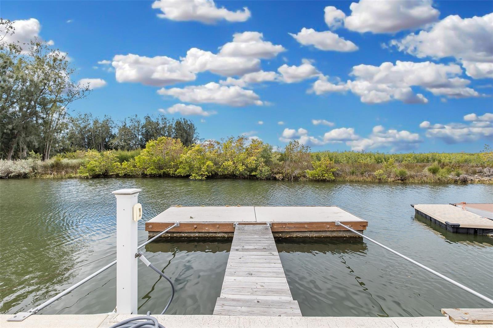 Canal that leads to the Gulf of Mexico