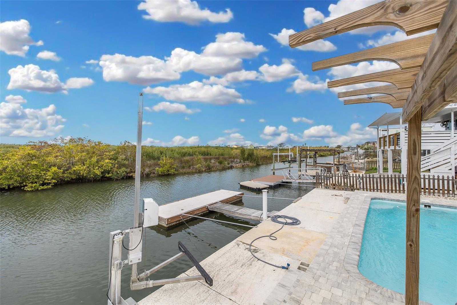 Canal that leads to the Gulf of Mexico