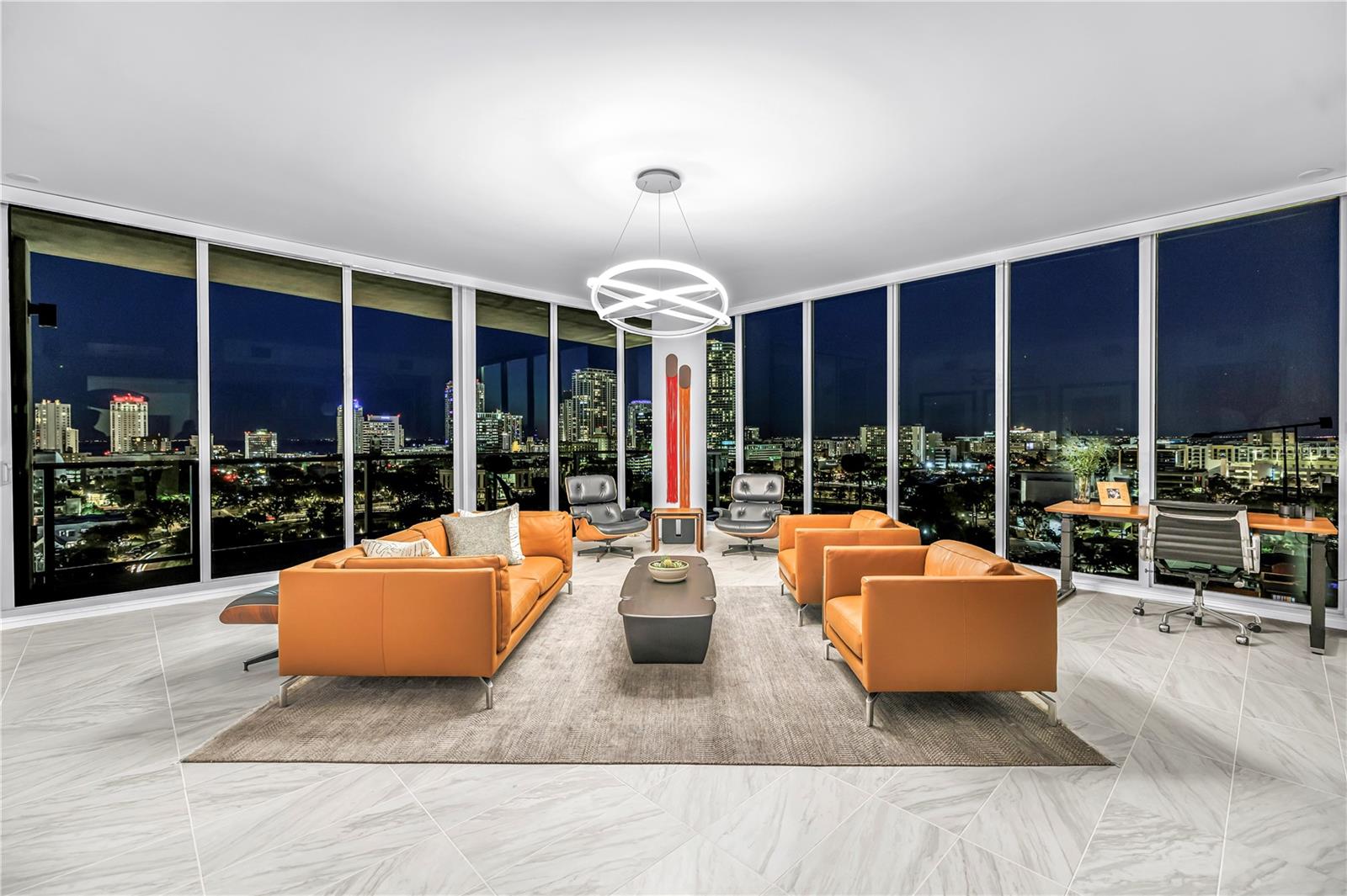 Living Room Night View