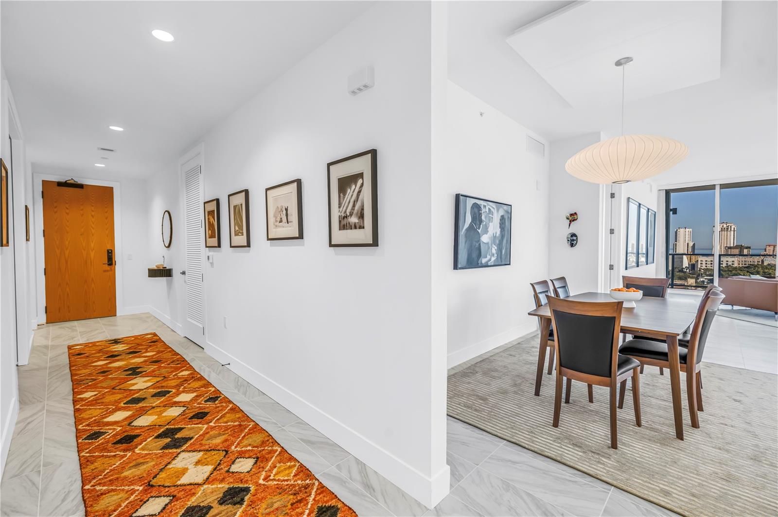 Entry Hall to Main Living