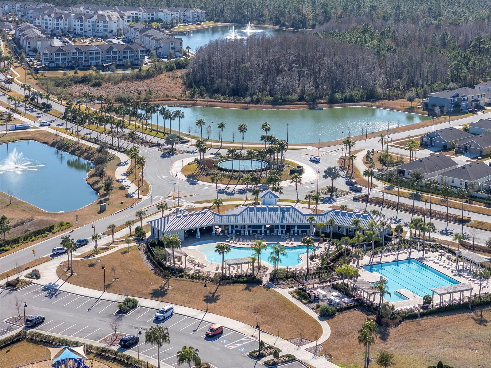 Community clubhouse and amenities