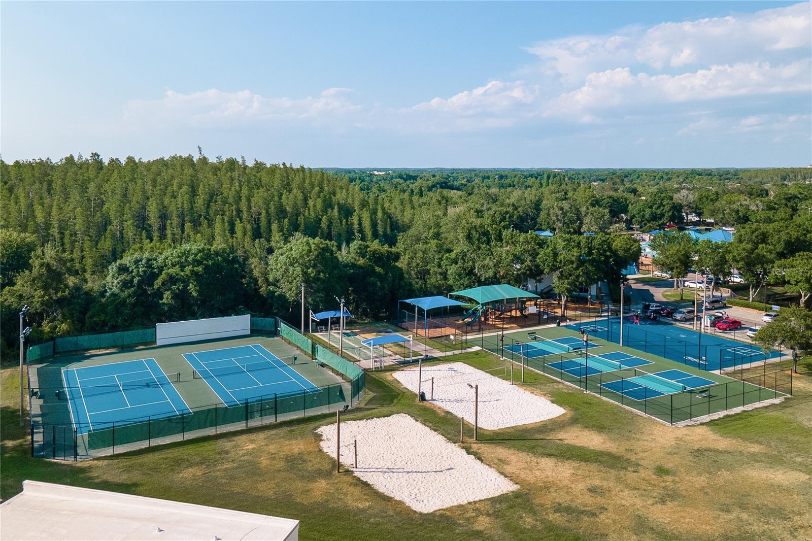 Tennis, Pickleball and Volleyball Courts