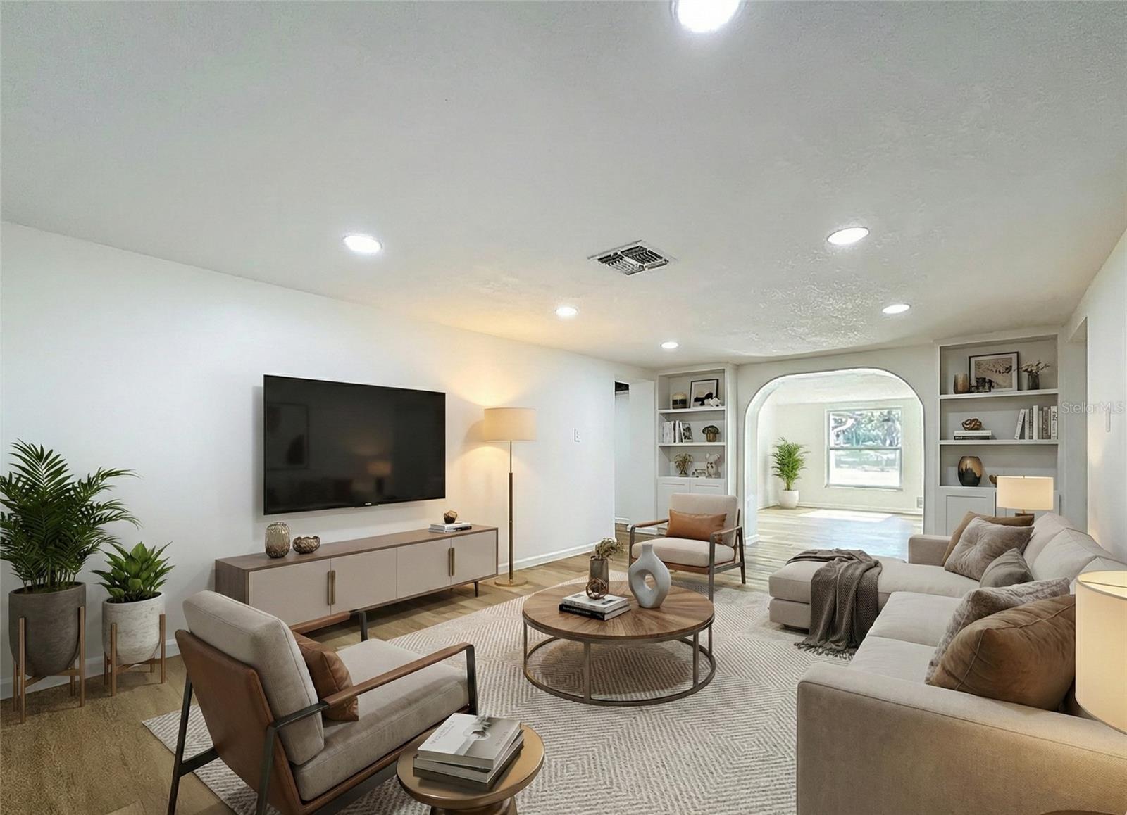 Flex space - virtual staging