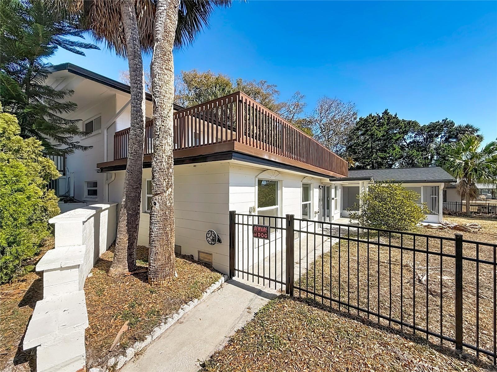 Side of the property