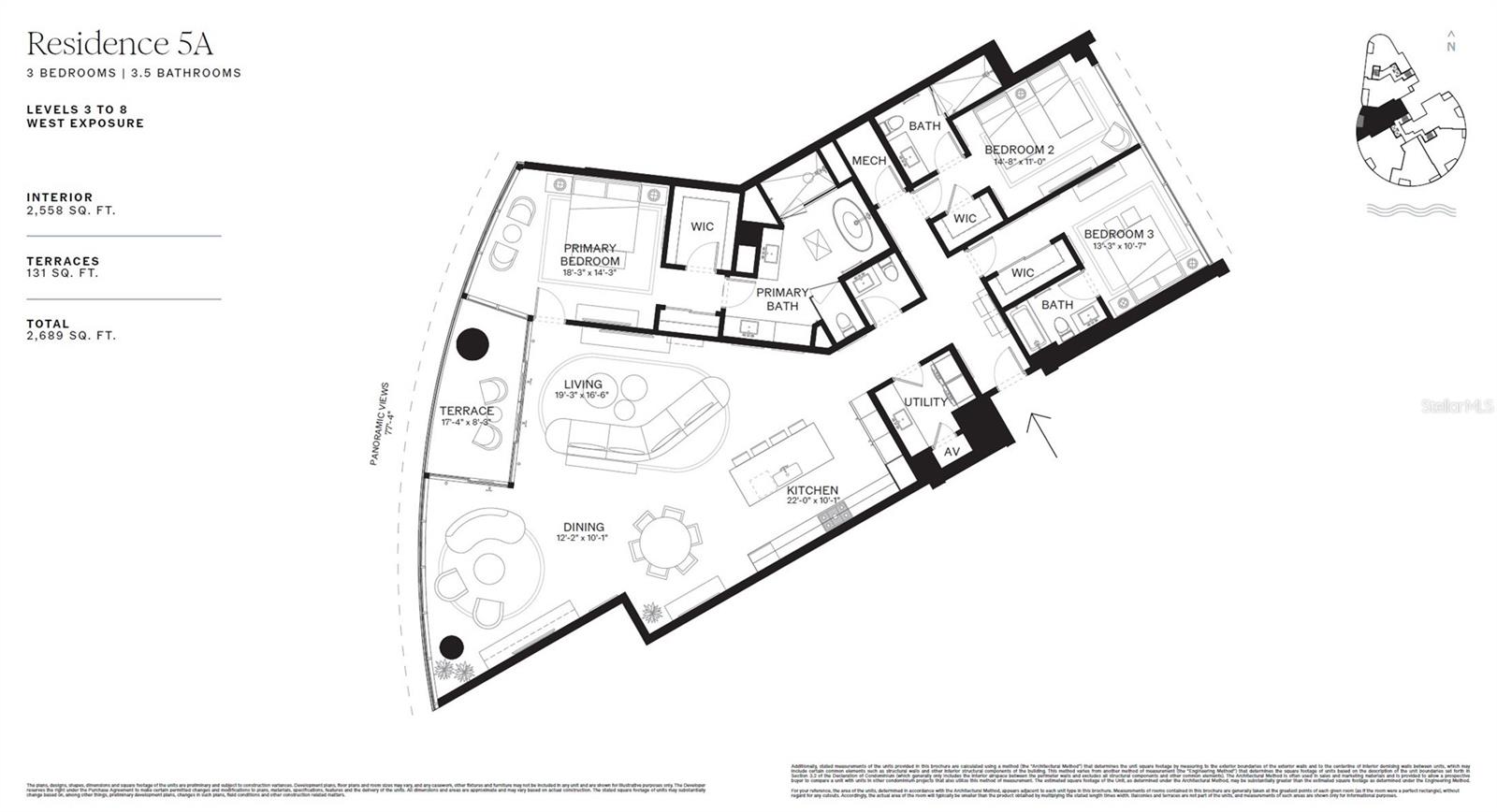 Residence 5A Floorplan
