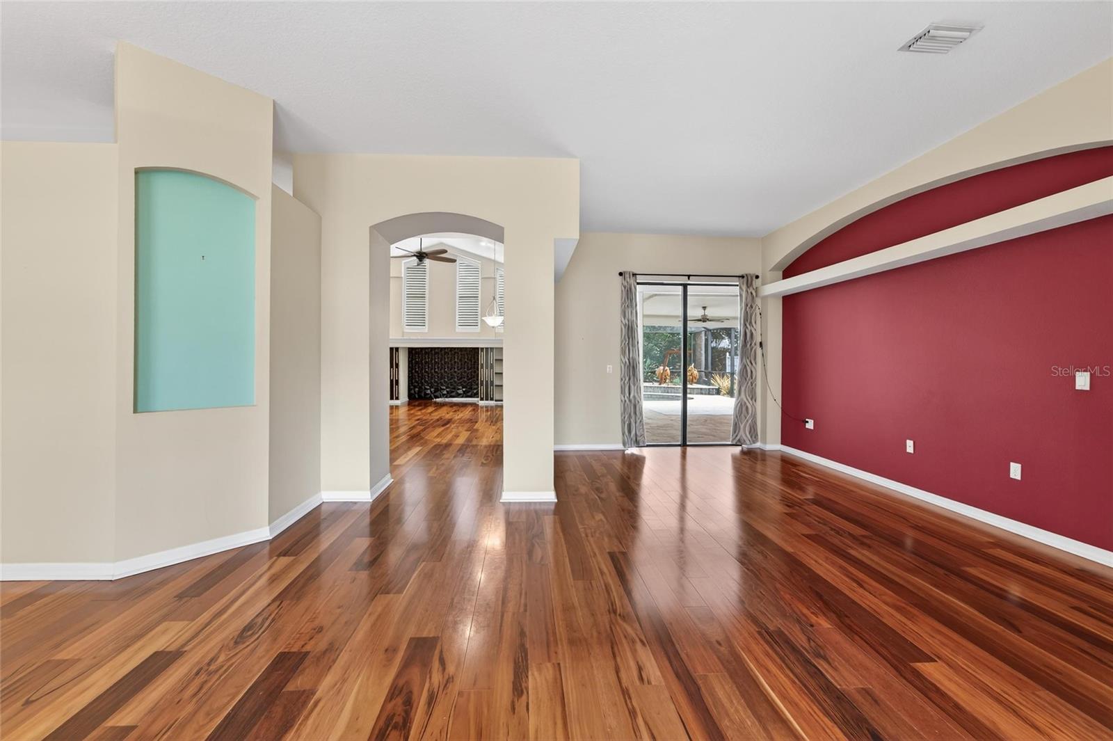 Built in nooks throughout the home