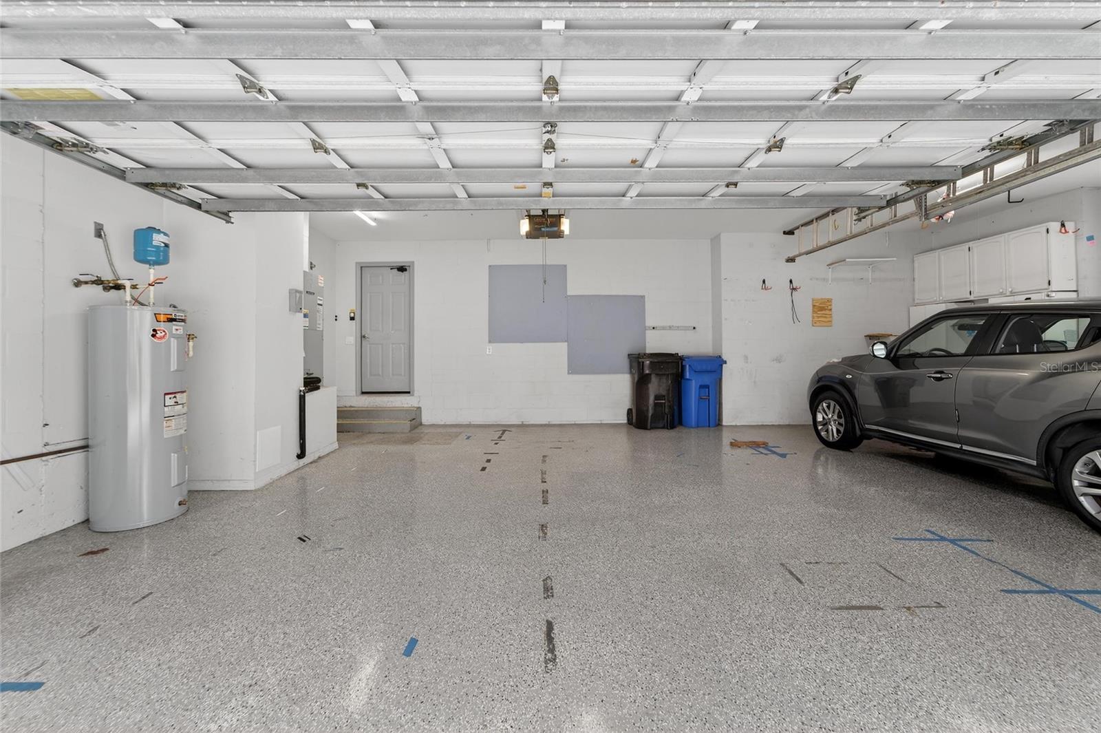 Garage has Epoxy coating