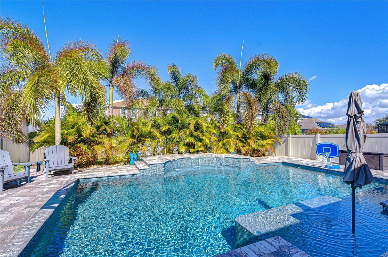 Heating and cooling saltwater pool!