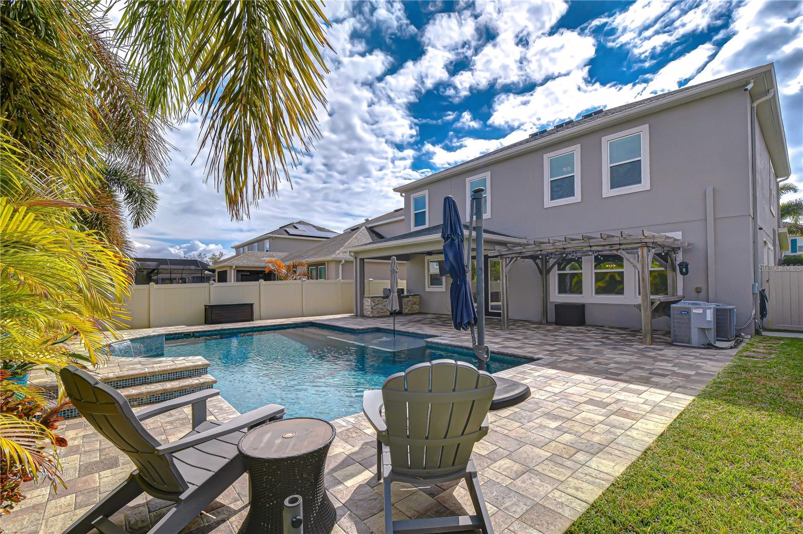 A peaceful backyard retreat!