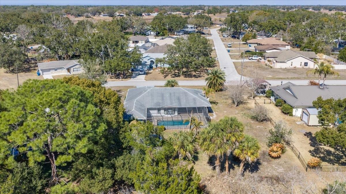 Over view from back of Home