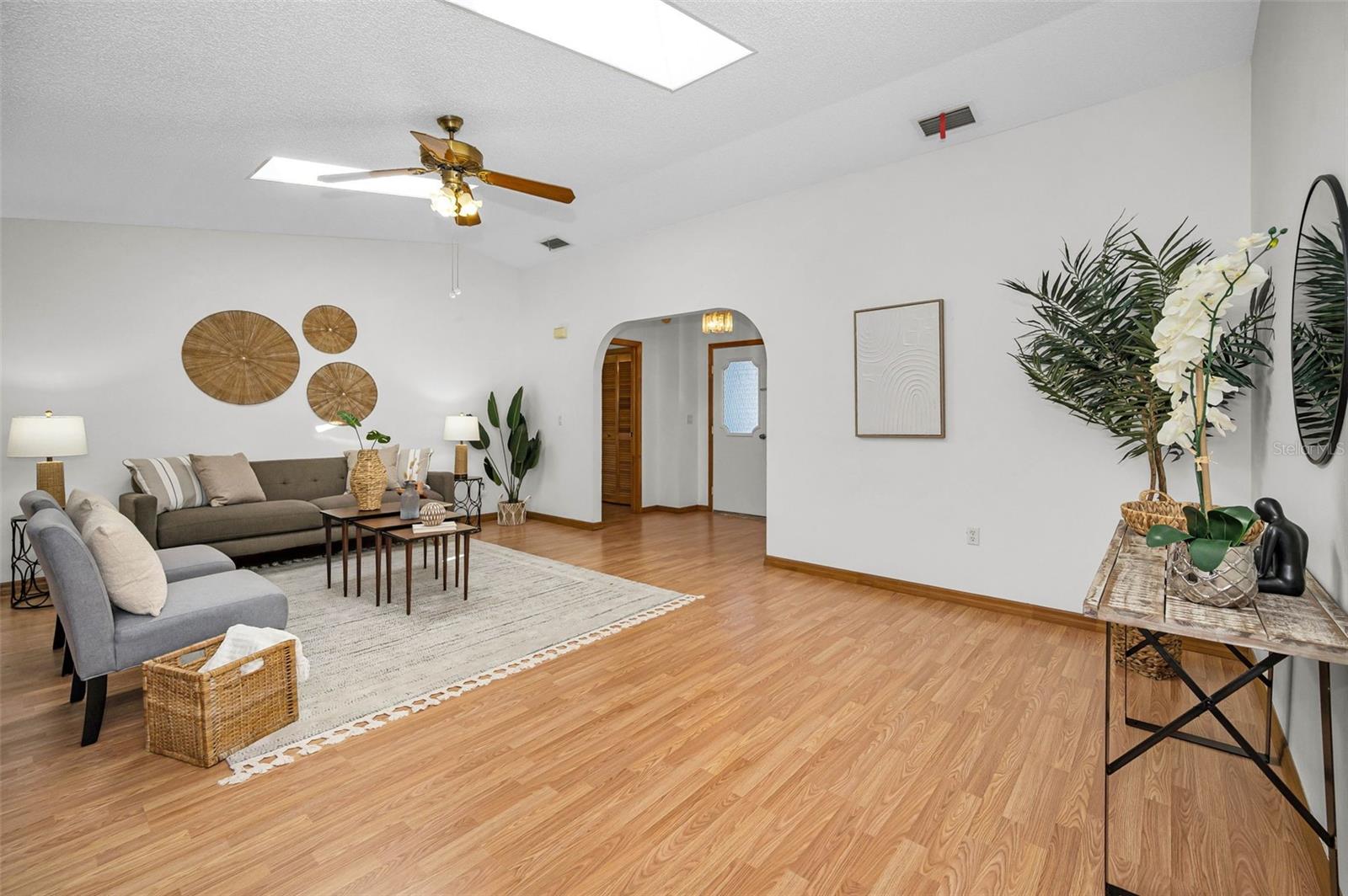 View from Kitchen to Living Room