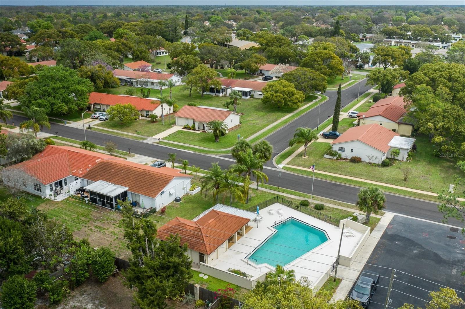 Aerial Showing Proximity to Community Pool