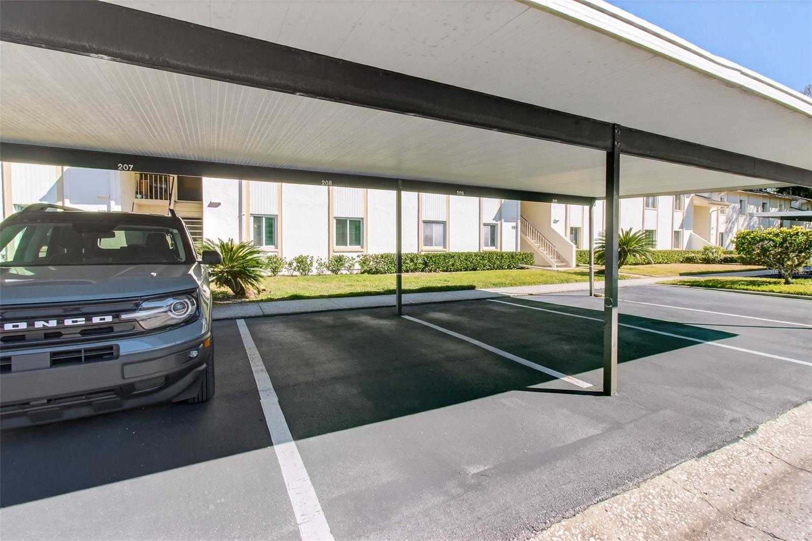 Assigned Covered Parking Space #208