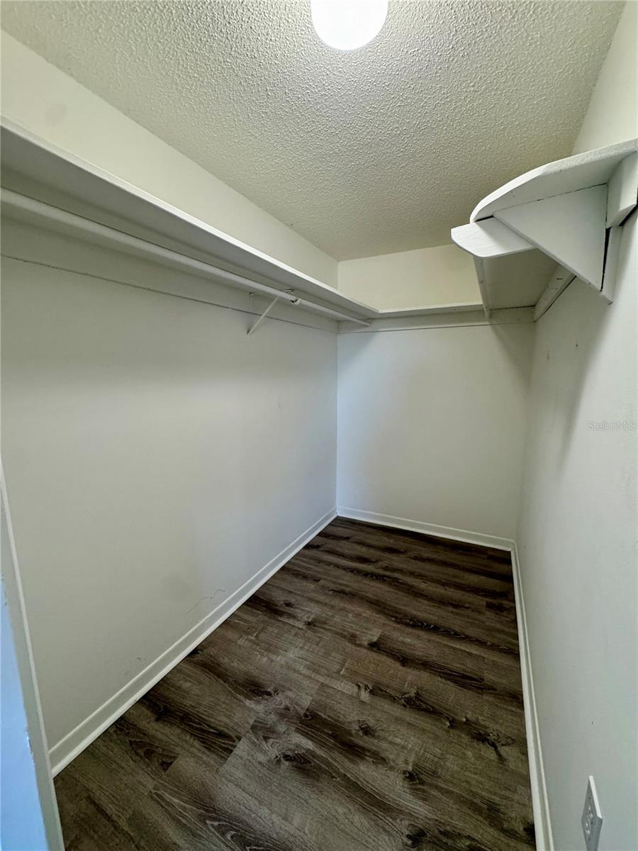 MASSIVE WALK IN CLOSET!