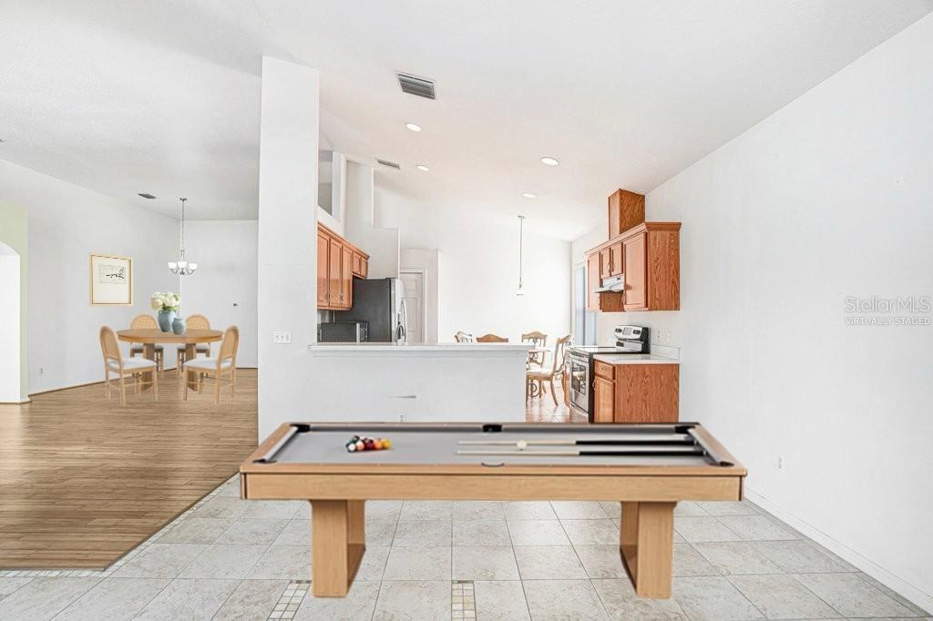 Virtually staged Family/Bonus Room