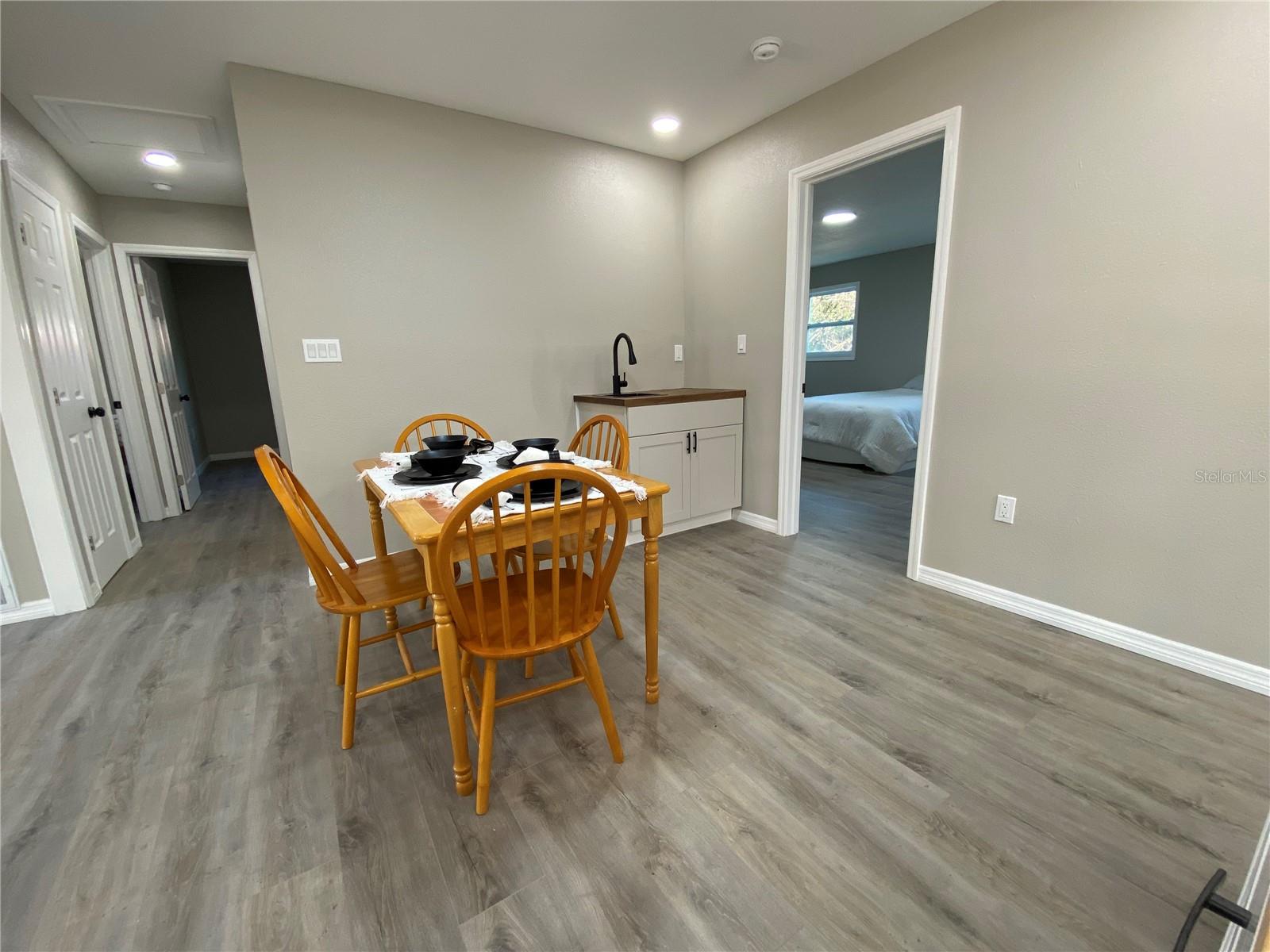 Dining room and coffee bar