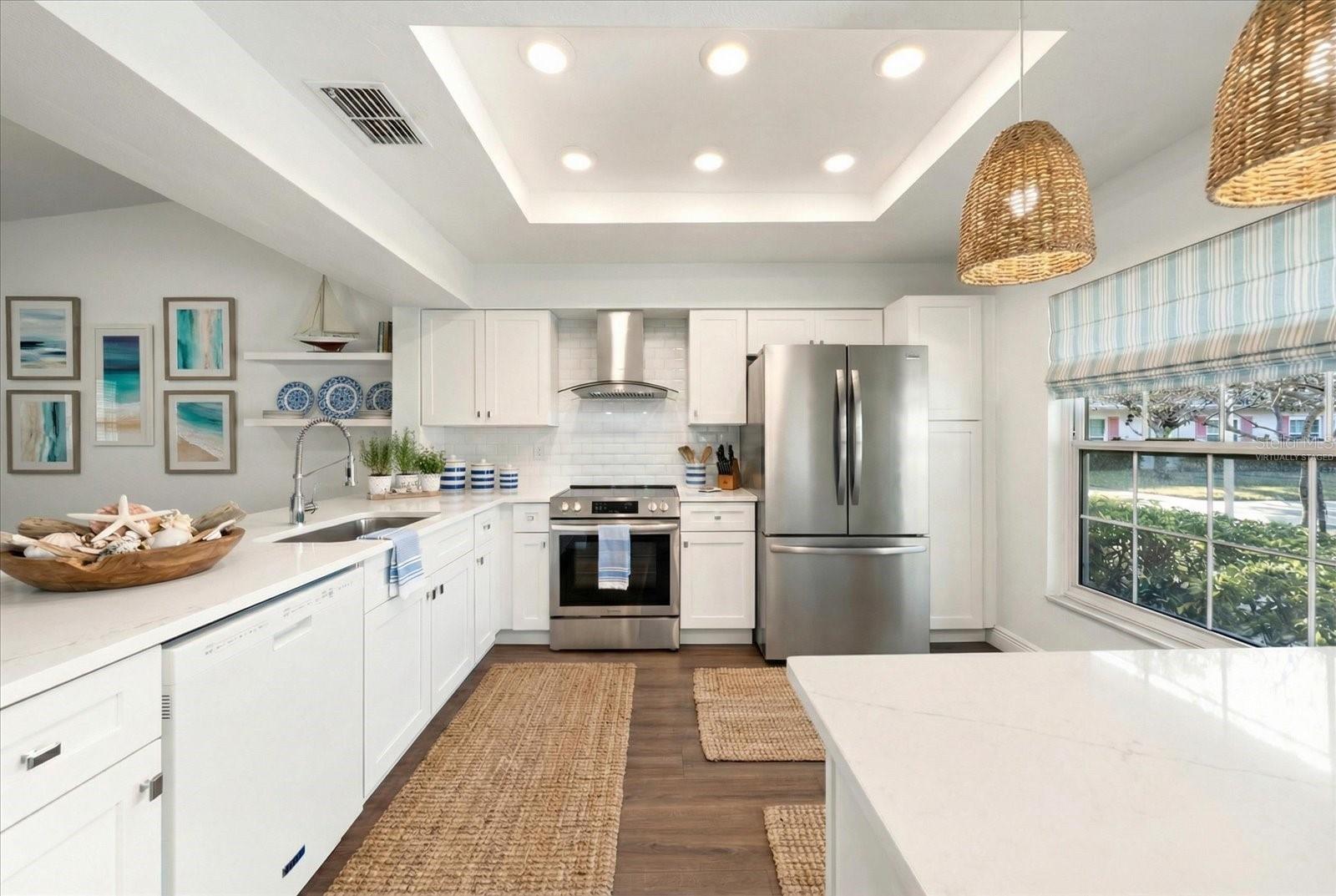 Virtually Staged Kitchen